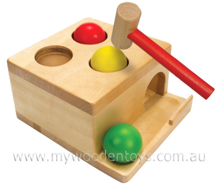 Ball Hammer Bench Wooden Toy