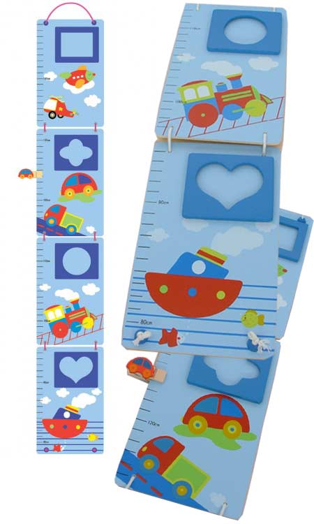 Blue Measure Me Hanging Photo Frames