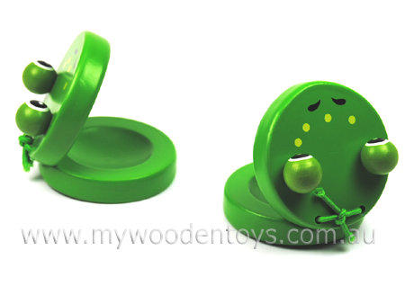 Castanet Wooden Frogs