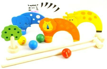 Croquet Set Jungle Animal Game