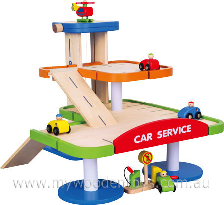 Wooden Car Park Garage