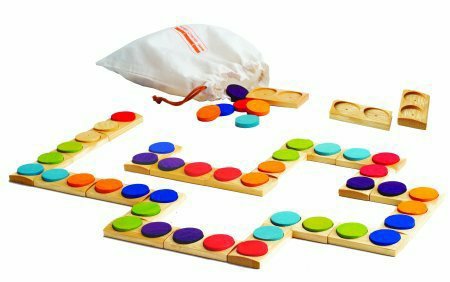 Hape Bamboo Dominoes Game Domorino