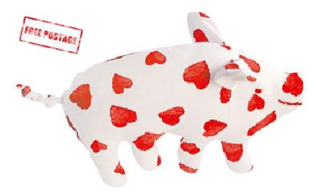 Kathe Kruse Soft Piglet Grabbing Toy