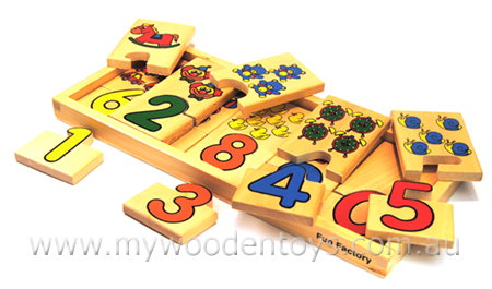 Number Picture Wooden Puzzle