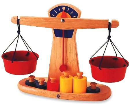 balance scales double