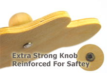 reinforced puzzle knob