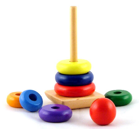 Wooden Toys Infant Rainbow Stacker Classic Toy at My Wooden Toys