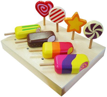Product Image: Wooden Ice Creams And Lollipops