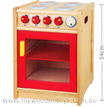 Wooden Oven Stove Cooktop Kitchen Toy Furniture at My Wooden Toys