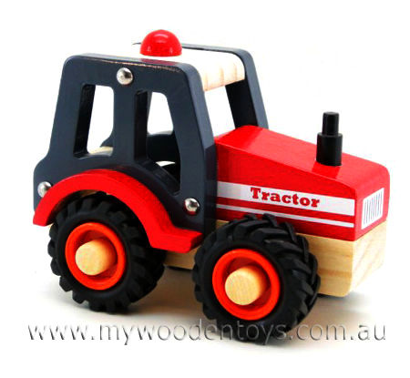 Wooden Toy Tractor is a lovely sturdy wooden toy with lovely chunky