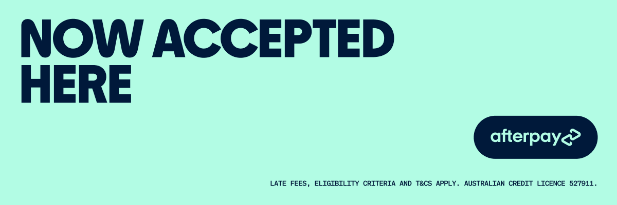 Afterpay Accepted Here