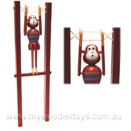 Monkey Acrobat Squeeze Toy Flip Jack Tumbling Toy at My 