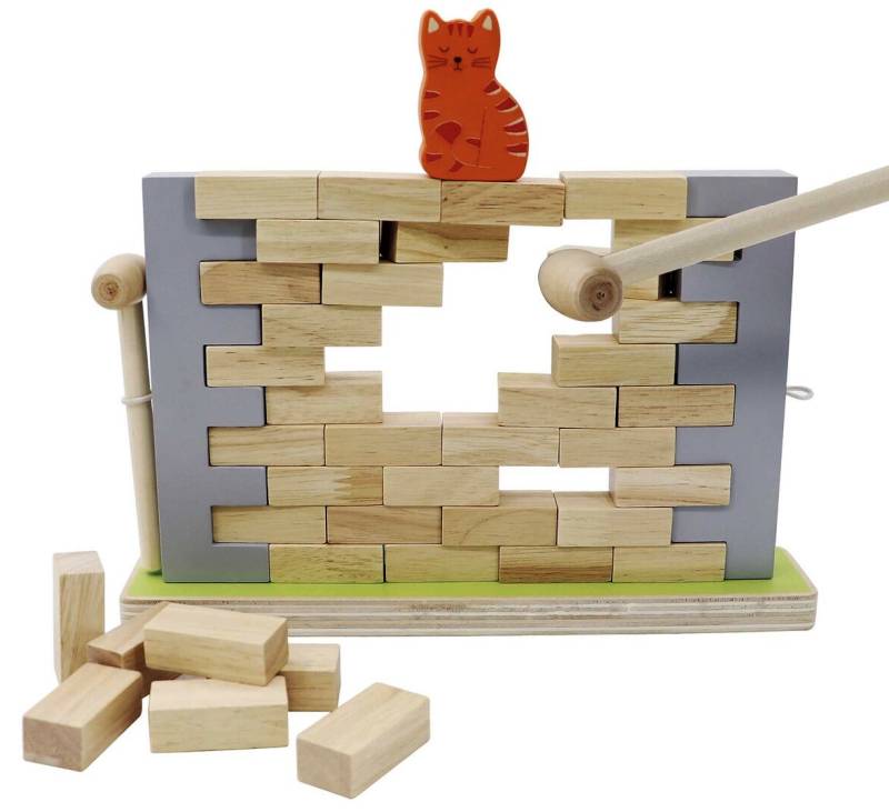 Balance Kitty on the Blocks