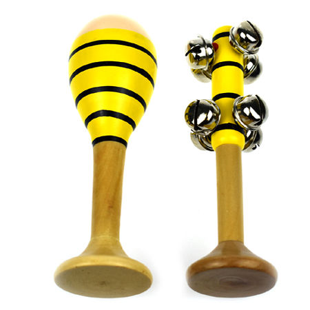 Mini Maraca Bell Stick Bee