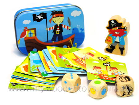 Mini Pocket Tin Box Pirate Game