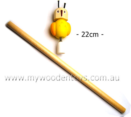 Owl Pencil Topper Yellow