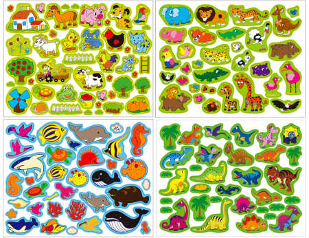 Reusable Sticker Pad 100 Stickers | My Wooden Toys