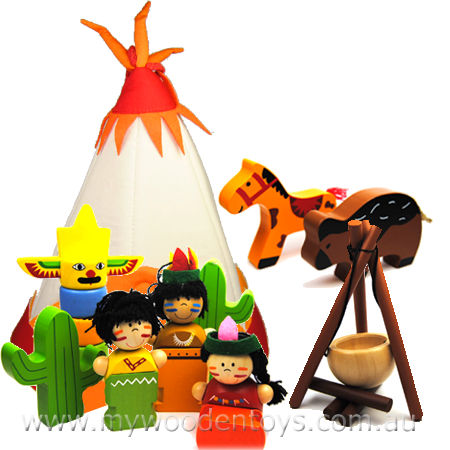 Native American Teepee Playset