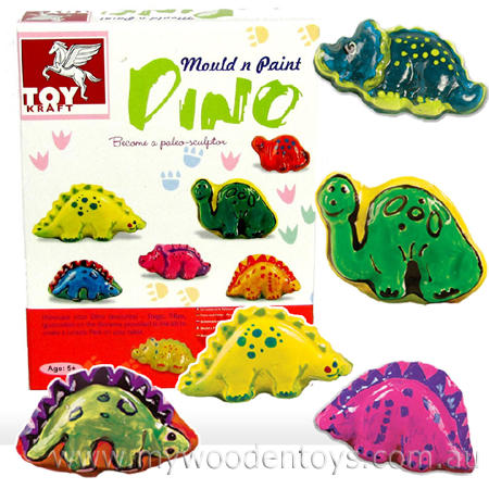 Craft Mould & Paint Dinosaurs