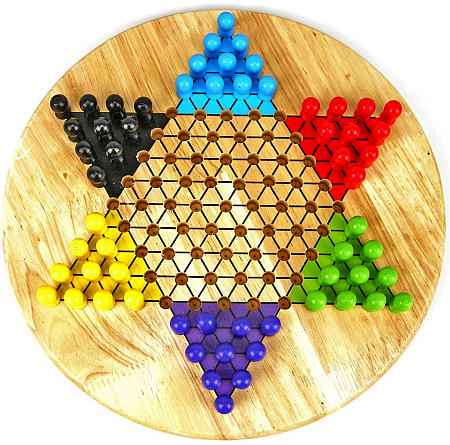 Wooden Chinese Checkers Game -MyWoodenToys Wooden Chinese Checkers Game -MyWoodenToys