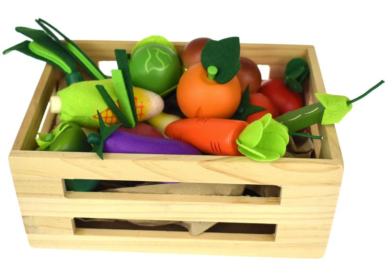 Toy Vegetable Crate