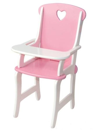 Wooden Toy Doll Highchair