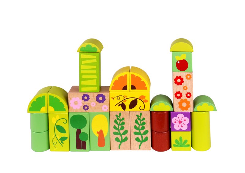 Wooden Blocks Jungle 135 Pieces My Wooden Toys