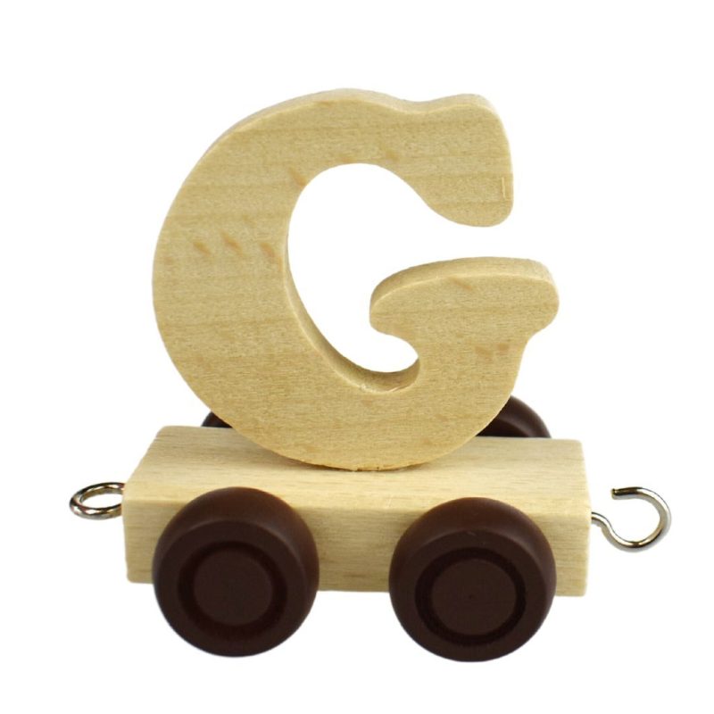 Wooden Name Train Letter G