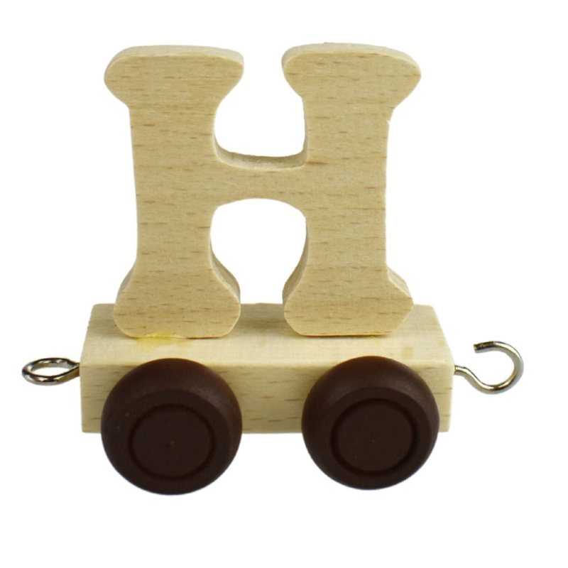 Wooden Name Train Letter H