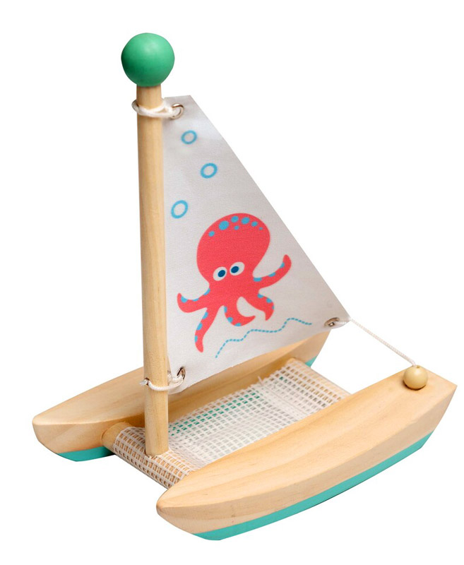 Wooden Toy Catamaran