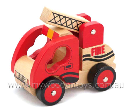 Emergency Vehicle Wooden Fire Engine