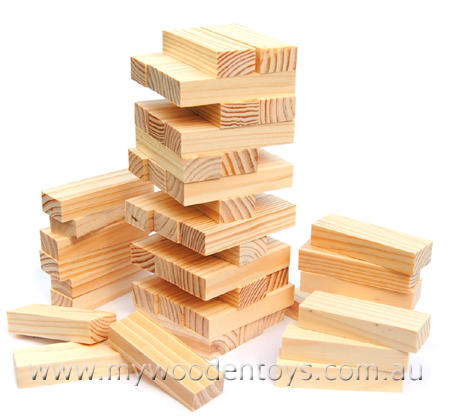 Tumble Tower Wooden Block Game