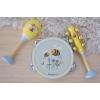 3 Piece Music Set Bee Theme Detail-4