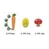 3 Piece Music Set Vegetable Theme Detail-4