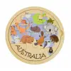 9 Piece Australian Animal Map Puzzle