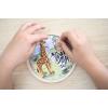 9 Piece Jigsaw Puzzle Giraffe Zebra Detail-2