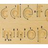 Alphabet Tracing Board Detail-Five
