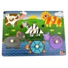 Animal Shape Peg Puzzle Two In One