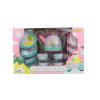 Tin Tea Set Animal Tourists 15 Piece Detail