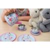 Tin Tea Set Butterfly Blossom 15 Piece Detail-2