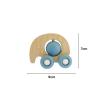 Blue Elephant Silicone Push Toy Detail-4