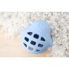 Blue Silicone Penguin Rattle Detail