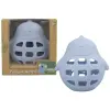 Blue Silicone Penguin Rattle