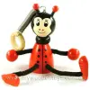 Bouncing Wooden Ladybird Mobile