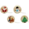 Christmas Yoyo Set of Four