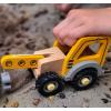 Wooden Truck Crane Rubber Wheels Detail-Three