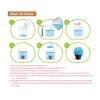 Crystal Cactus Mini Kit Set of Six Detail-3