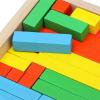 Cuisenaire Rods in Wooden Box Detail