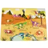 Dinosaur Peg Puzzle Two In One