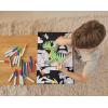 Dinosaur Velvet Colouring Craft Kit Detail